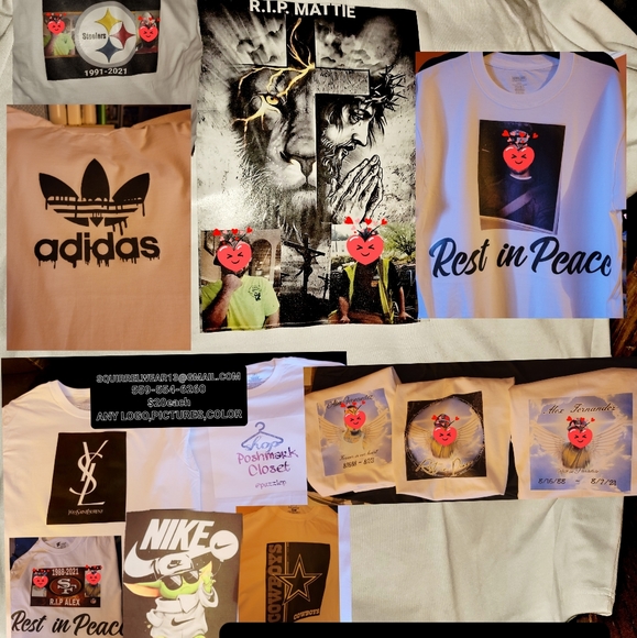 Homemade T shirts any logo or pictures - Picture 1 of 1